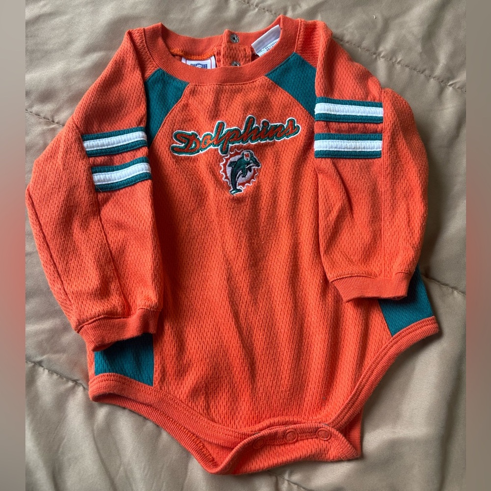 Miami Dolphins onesie